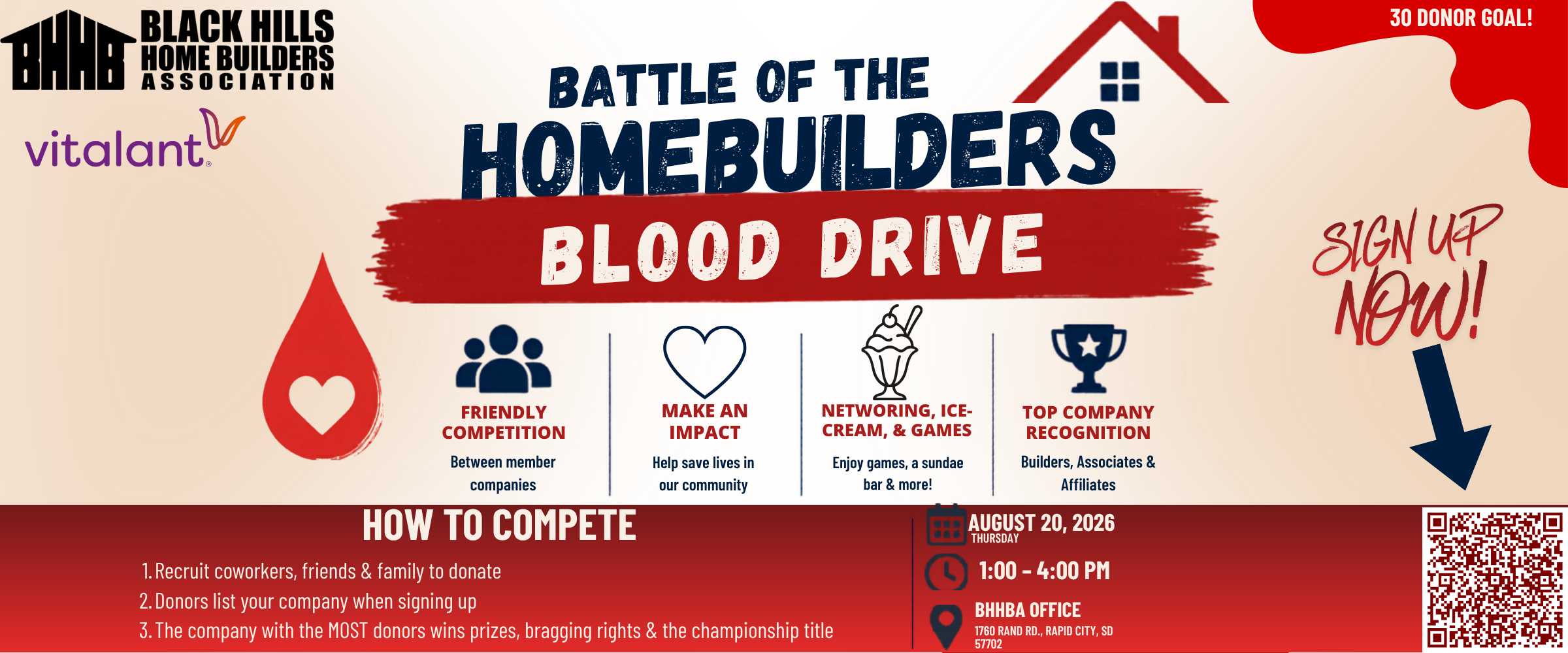 Battle of the HomeBuilders Blood Drive!
