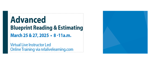 Advanced Blueprint Reading & Estimating---Virtual         