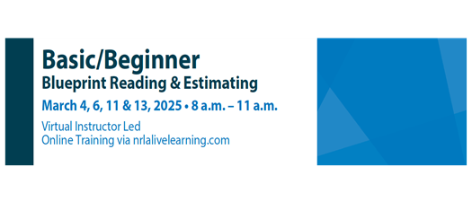 Basic/Beginner Blueprint Reading & Estimating---Virtual    