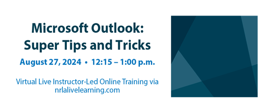 Microsoft Outlook:  Tips & Tricks - Virtual   