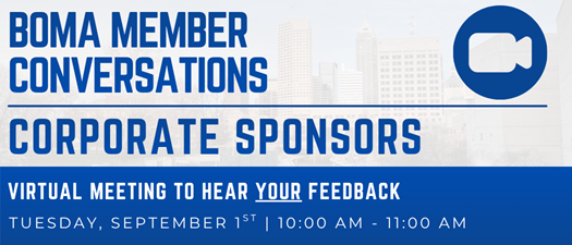 Corporate Sponsor - BOMA Member Conversations