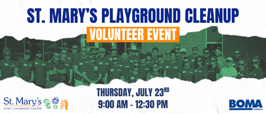 St. Mary's Playground Cleanup Volunteer Event