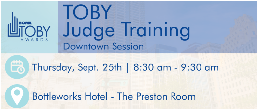 TOBY Judge Training Morning Session/Downtown