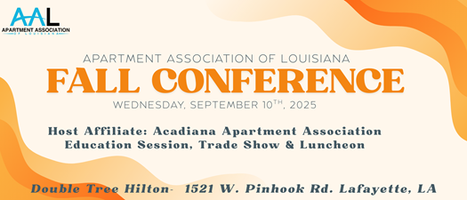 2025 Apartment Association of Louisiana Fall Conference