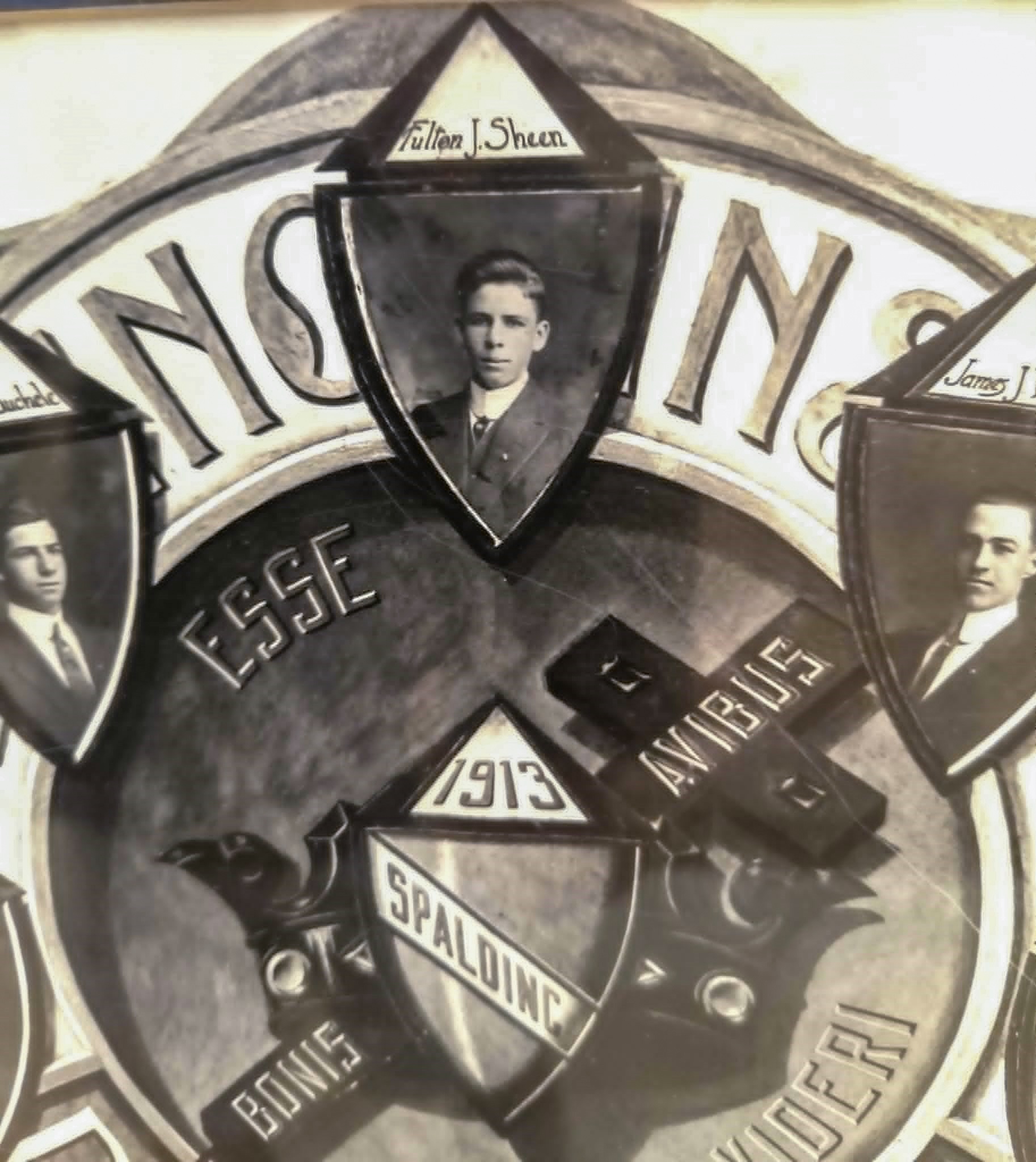 A young Fulton J. Sheen in the 1913 Spalding Institute yearbook