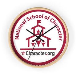 National Schools of Character - Wall clock