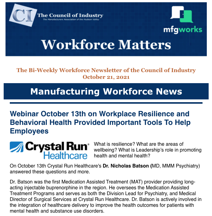 Workforce Newsletter Screenshot