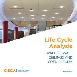 Life Cycle Analysis Wall-to-Wall Ceilings & Open Plenum