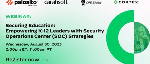 Securing Education: Empowering K-12 Leaders with Security Operations Cen...