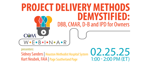 Project Delivery Methods Demystified: DBB, CMAR, D-B, and IPD for Owners