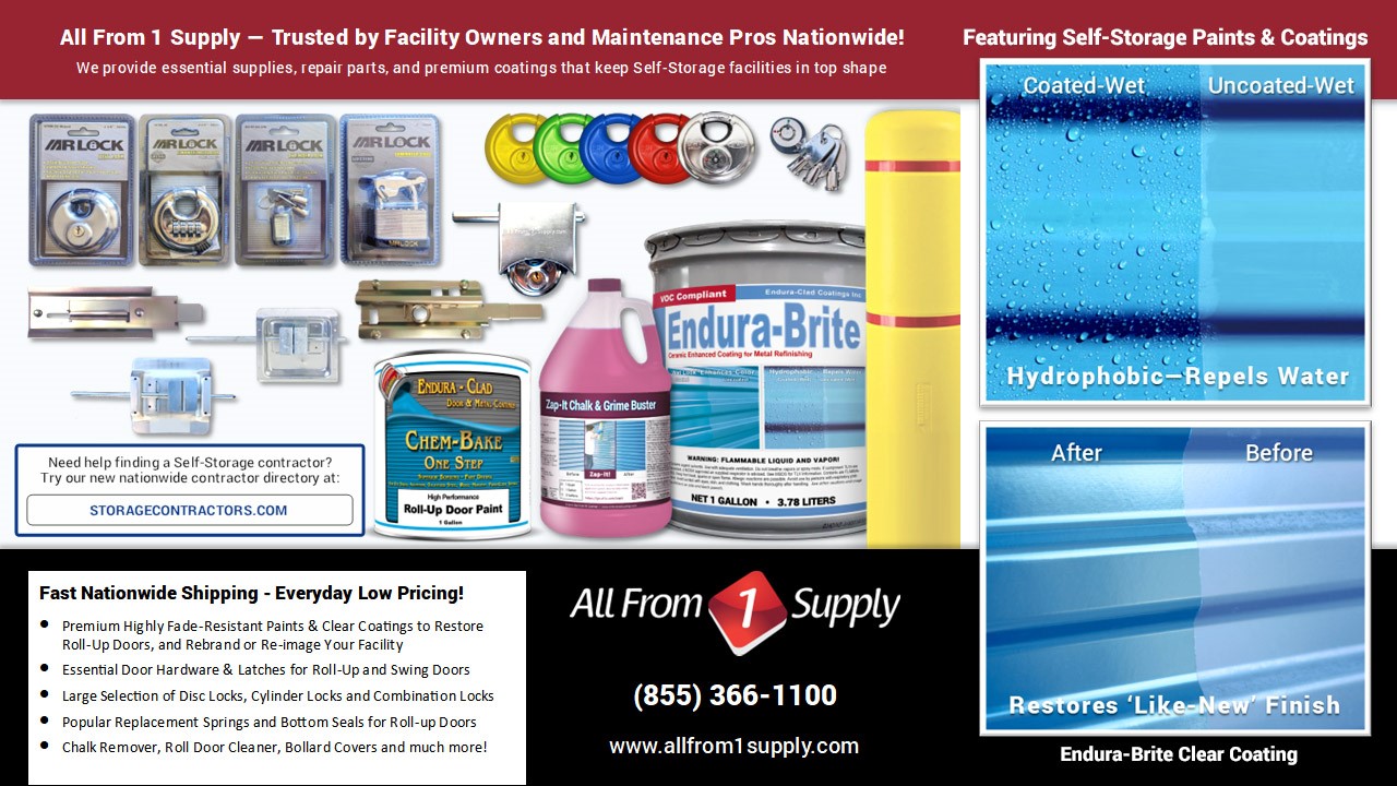 Paint, Maintenance & Repair Supplies for Self-Storage