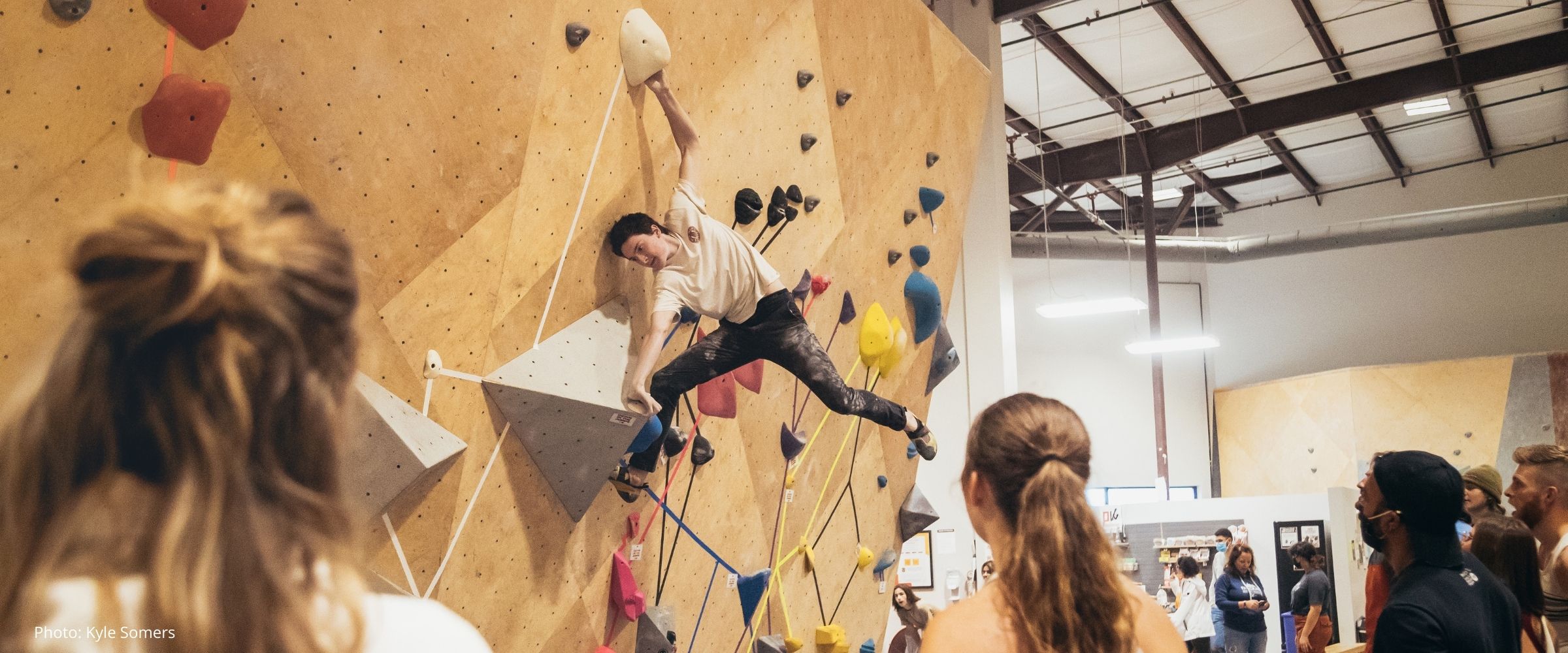 Indoor climbing competition