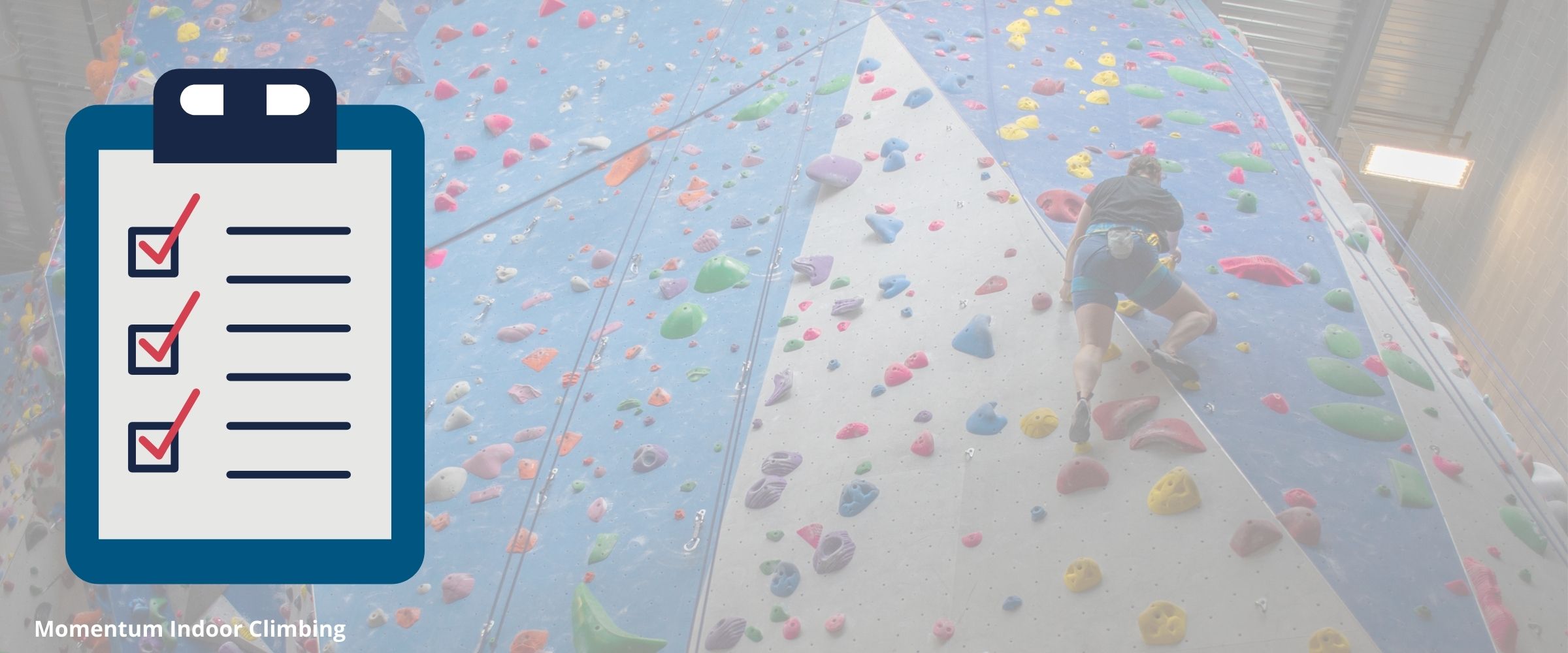 Indoor climbing gym