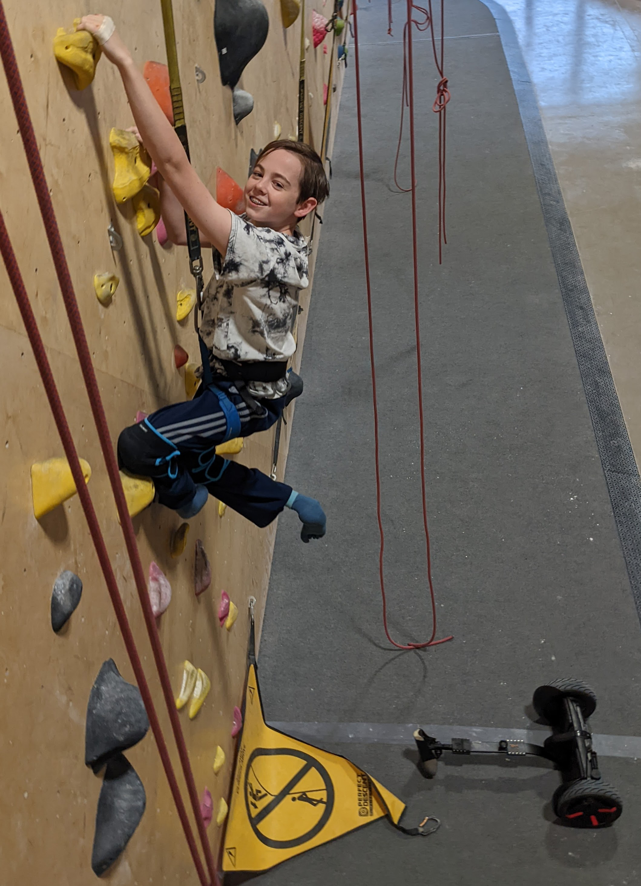 Drew climbing at The Crag Nashville