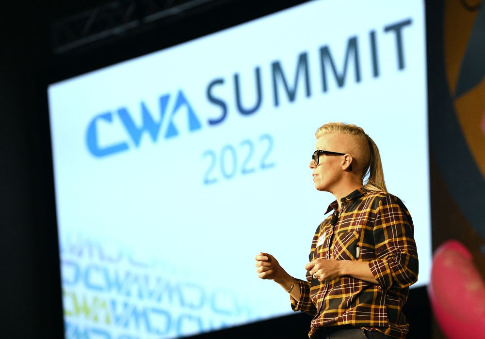 Paula Horwitz at the CWA Summit