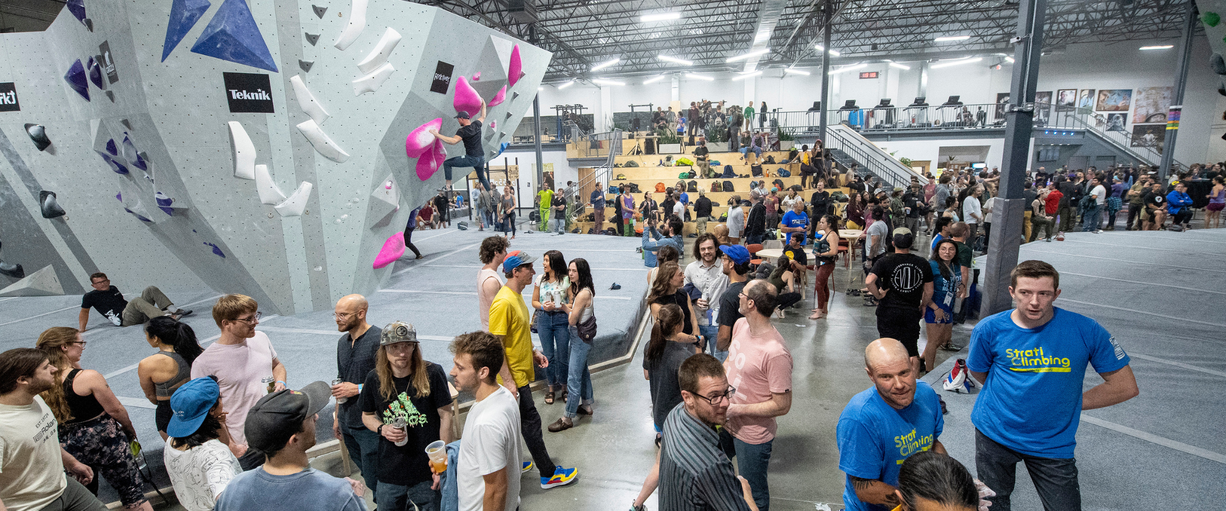 Indoor climbing gym