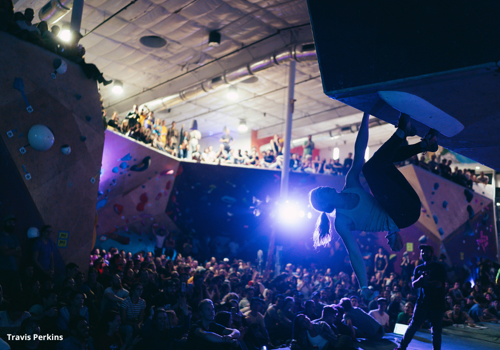 Indoor climbing at Crux Climbing Center indoor climbing gym