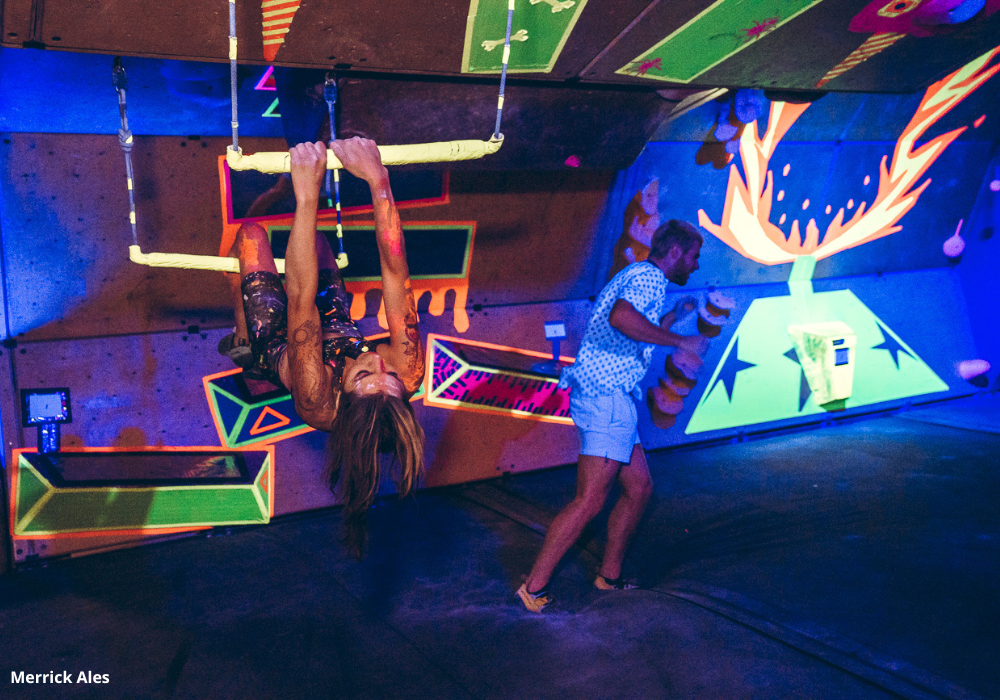 The Crank'n'Stein event held at Crux Climbing Center. Photo: Merrick Ales