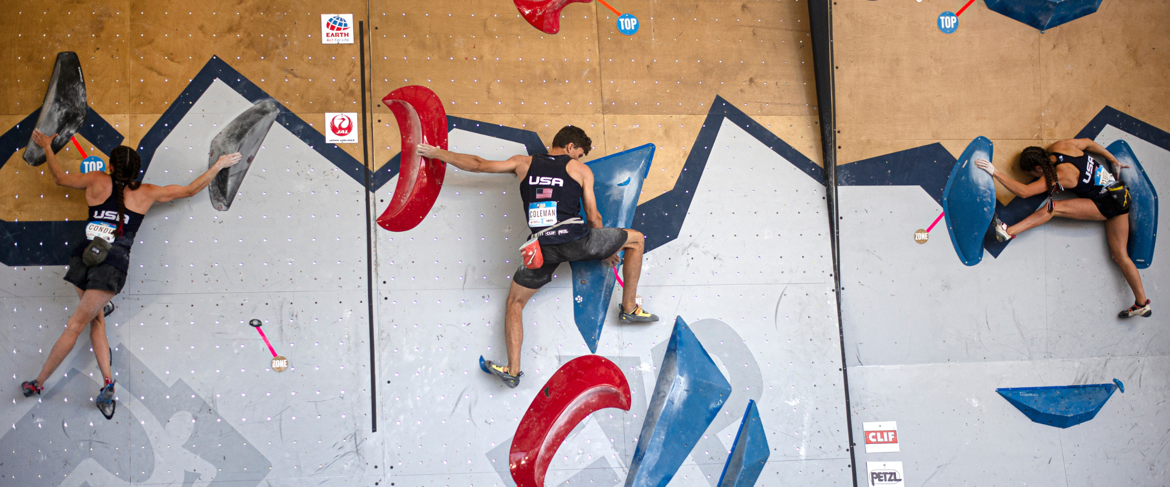 USAC Climbers Competing