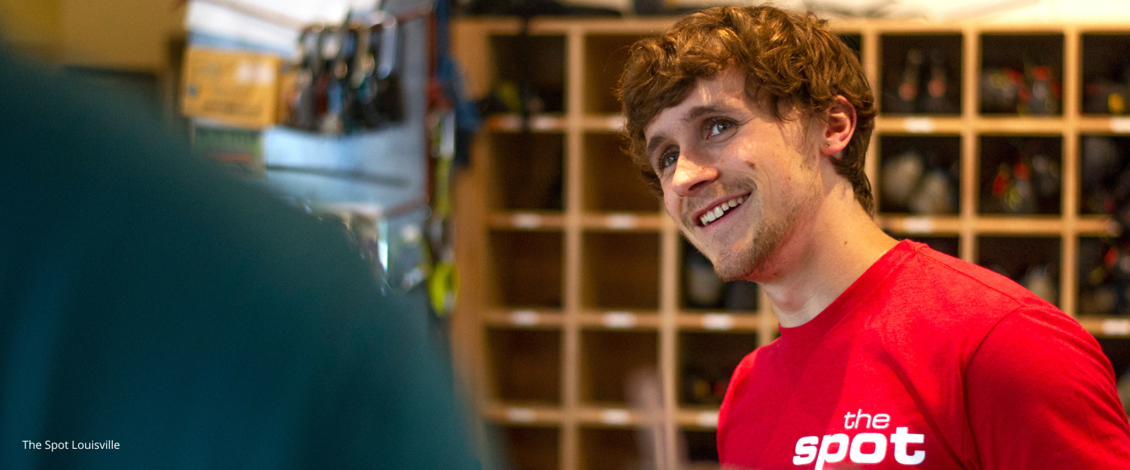 Front Desk Staff at indoor climbing gym