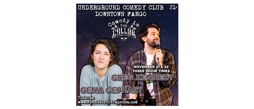 Comedy in the Cellar - Gena Gephart & Greg Kennedy