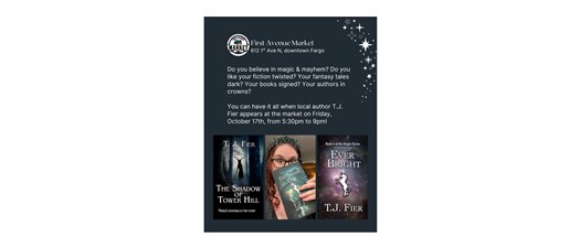 T.J. Fier Book Signing at First Avenue Market