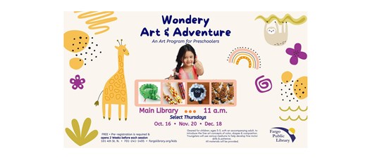 Wondery Art and Adventure - An Art Program for Preschoolers