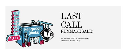 📦 Last Call! One-Day Rummage Sale at Ferguson Books