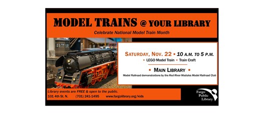 Train Day @ Fargo Public Library