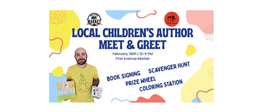 Meet Children's Author Daniel Wolfe at First Avenue Market