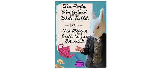 Tea Party in Wonderland with the White Rabbit!