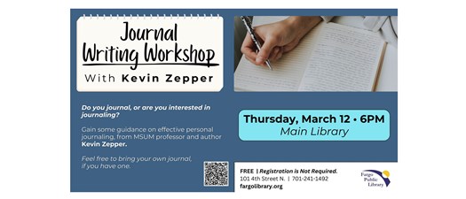 Journal Writing Workshop with Kevin Zepper