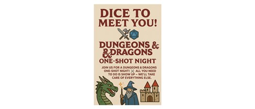 Dice To Meet You! (Dungeons and Dragons One-Shot)