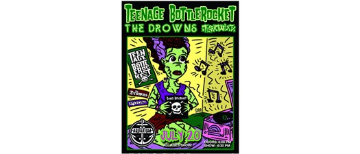 Teenage Bottlerocket / The Drowns / Tightwire at The Aquarium