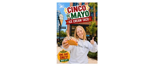 CINCO DE MAYO ICE CREAM TACO