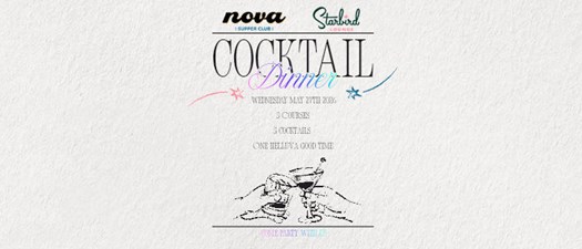 Cocktail Dinner @ Nova Eatery