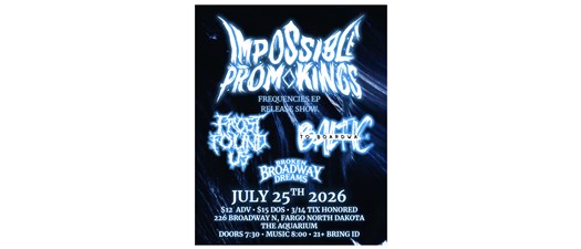 IMPOSSIBLE PROM KINGS "FREQUENCIES" EP RELEASE SHOW