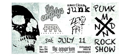 Amerikan Junk, Far Far Away, & More at The Aquarium