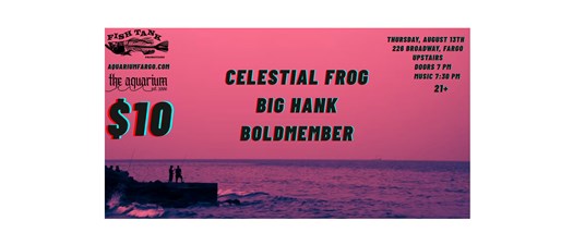 Celestial Frog, Big Hank, and Boldmember at The Aquarium!