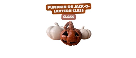 Clay Pumpkin or Jack-o-Lantern Class