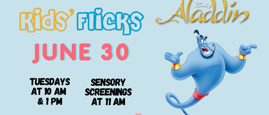 ALADDIN (1992) – Kids' Flicks at the Fargo Theatre