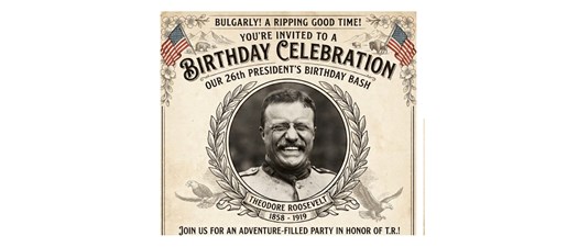 Teddy Roosevelt Birthday Dinner and Wine Pairing