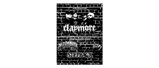 Claymore (Houston, TX Hardcore) Concert, with No Divinity, Goodmorning Guilty, & Stepback