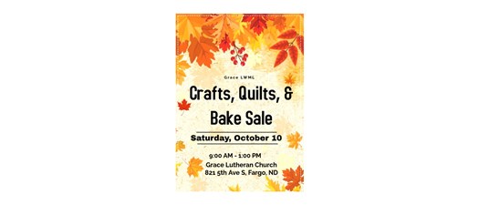 Craft, Quilts, & Bake Sale