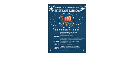 Heritage Sunday at Sons of Norway