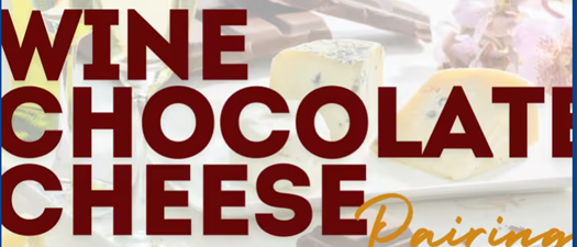 Cheese, Chocolate & Wine Class