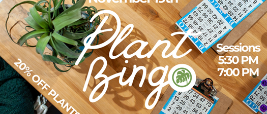 Plant Bingo is back!