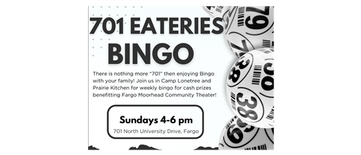 Bingo at 701 Eateries