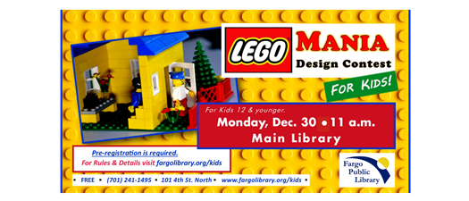 LEGO Mania Design Contest for kids!
