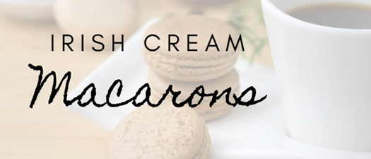 French Macarons l Irish Cream